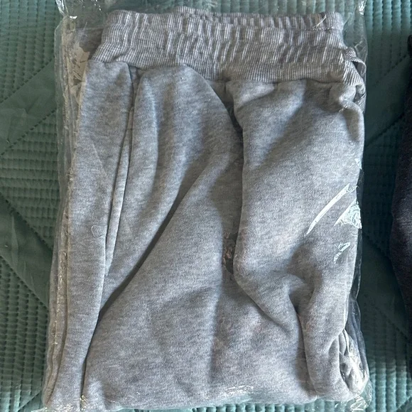 4 Pair Gray Jogger Sweatpants Bundle 2XL Lounge Pants - Picture 2 of 13